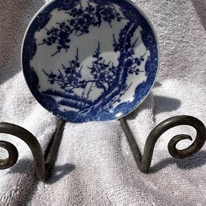 Antique Noritake Nippon Tokusei Sakura Blossom 1 Teacup Saucer